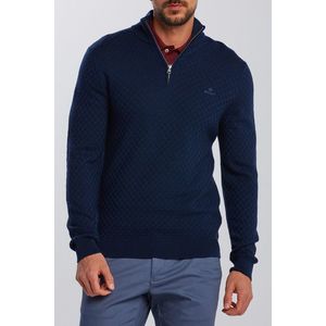 SVETER GANT D1. MERINO TEXTURE HALFZIP vyobraziť