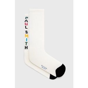 Ponožky PS Paul Smith pánske, biela farba vyobraziť