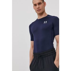 Tréningové tričko Under Armour tmavomodrá farba, jednofarebné, 1361518 vyobraziť