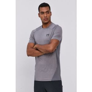 Tréningové tričko Under Armour 1361683-001, šedá farba, jednofarebné vyobraziť