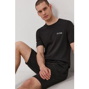 Tričko Calvin Klein Underwear pánske, čierna farba, jednofarebné vyobraziť