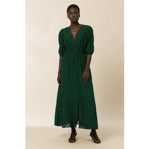 Šaty Ivy & Oak MARGARITA zelená farba, maxi, áčkový strih vyobraziť
