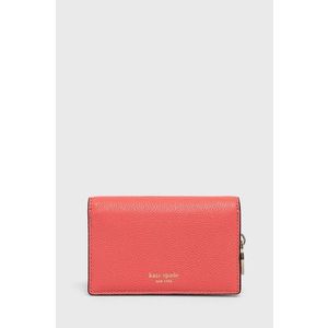 Kožená peňaženka Kate Spade dámska, ružová farba vyobraziť