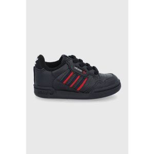 Detské topánky adidas Originals S42614 čierna farba vyobraziť