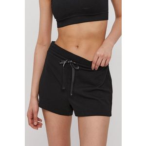 Pyžamové šortky Calvin Klein Underwear dámske, čierna farba vyobraziť