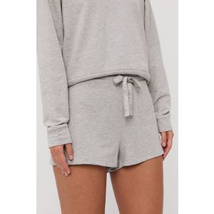 Pyžamové šortky Calvin Klein Underwear dámske, šedá farba vyobraziť