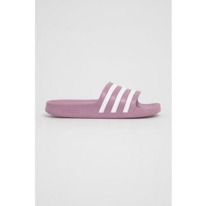 Šľapky adidas Adilette dámske, fialová farba vyobraziť