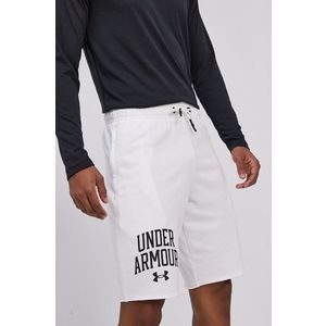 Šortky Under Armour pánske, biela farba vyobraziť