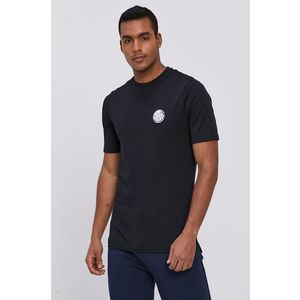 Tričko Rip Curl pánske, čierna farba, s potlačou vyobraziť