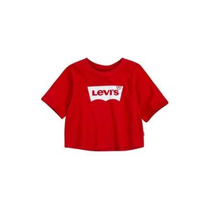 Detské tričko Levi's červená farba vyobraziť