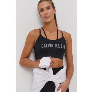 Športová podprsenka Calvin Klein Performance čierna farba vyobraziť