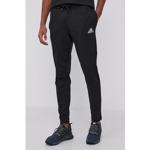 Nohavice adidas GK9222 pánske, čierna farba, jednofarebné vyobraziť