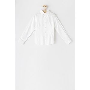 Detská košeľa Jack & Jones biela farba vyobraziť