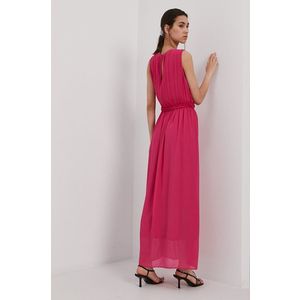 Šaty Jacqueline de Yong ružová farba, maxi, rovné vyobraziť