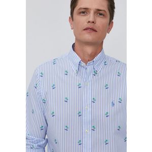 Bavlnená košeľa Polo Ralph Lauren pánska, regular, s golierom button-down vyobraziť
