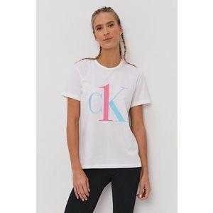 Tričko Calvin Klein Underwear CK One dámske, biela farba vyobraziť