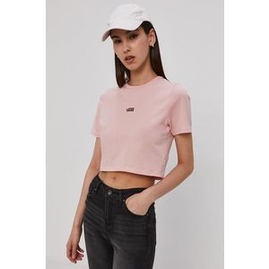 Tričko Vans dámske, ružová farba vyobraziť