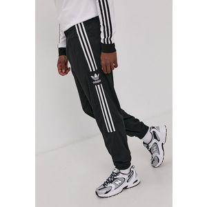 Nohavice adidas Originals H41387-BLACK, pánske, čierna farba, rovné vyobraziť