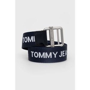 Opasok Tommy Jeans pánsky, tmavomodrá farba vyobraziť