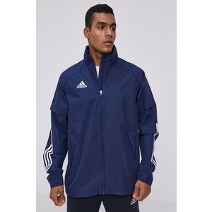 Bunda adidas Performance ED9256 pánska, tmavomodrá farba, prechodná vyobraziť