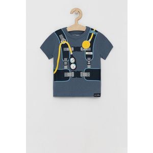Detské bavlnené tričko GAP s potlačou vyobraziť