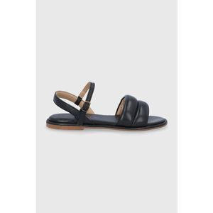 Kožené sandále Marc O'Polo dámske, čierna farba vyobraziť
