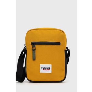 Malá taška Tommy Jeans žltá farba vyobraziť