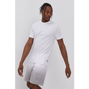 Bavlnené tričko Only & Sons biela farba, jednofarebné vyobraziť