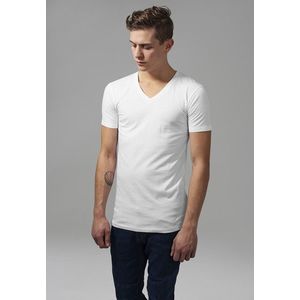 Urban Classics Basic V-Neck Tee white - S vyobraziť