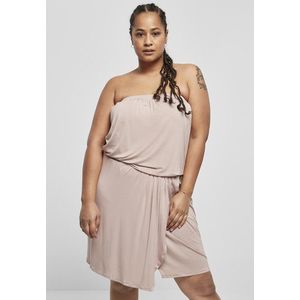 Urban Classics Ladies Viscose Short Bandeau Dress duskrose - XS vyobraziť