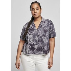 Urban Classics Ladies Viscose Tie Dye Resort Shirt dark - XS vyobraziť