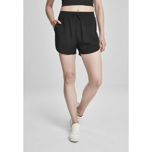 Dámske kraťasy Urban Classics Ladies Viscose Resort Shorts black Veľkosť: M, Pohlavie: dámske vyobraziť