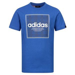 Chlapčenské bavlnené tričko Adidas vyobraziť