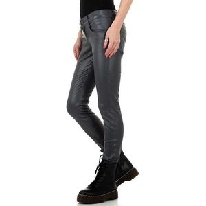 Dámske nohavice jeansové sivé vyobraziť