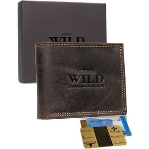 Always wild pánska hnedá peňaženka s rfid vyobraziť