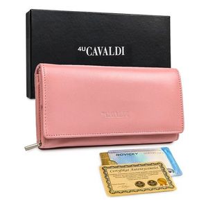 Cavaldi® ružová kožená peňaženka vyobraziť