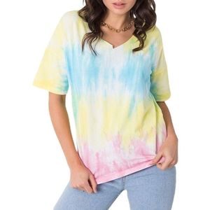 Farebné batikované tričko vyobraziť