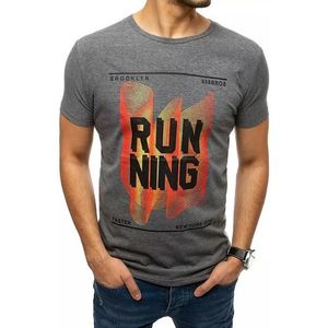 Antracitové pánske tričko running vyobraziť