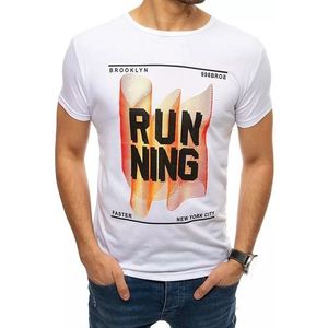 Biele pánske tričko running vyobraziť