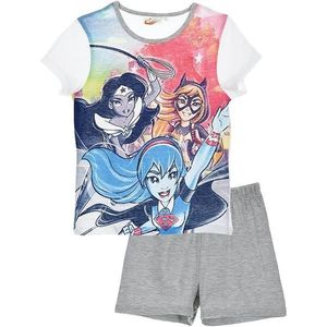 Dc super hero girls dievčenské šedo-bielej pyžamo vyobraziť