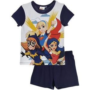 Dc super hero girls tmavo modré dievčenské pyžamo vyobraziť