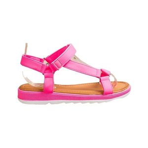 Ružové módne sandálky na suchý zips vyobraziť