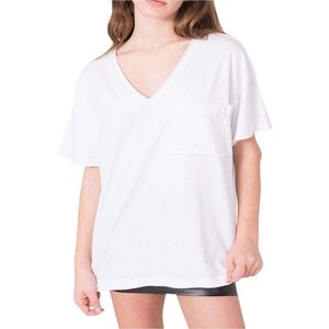 Biele dámske oversize tričko vyobraziť