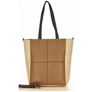 Marco Mazzini béžovo-hnedá shopper bag vyobraziť