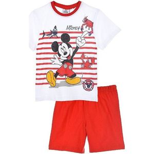 Mickey mouse červeno-biele chlapčenské pyžamo vyobraziť