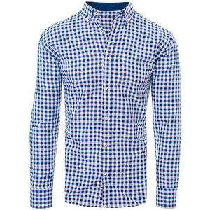 Modro-biela kockovaná košeĺa vyobraziť