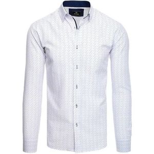 Biela košeĺa s drobným vzorom vyobraziť