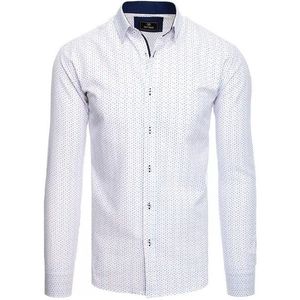 Biela košeĺa s jemným vzorom vyobraziť