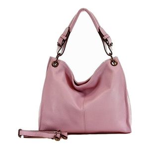Marco Mazzini ružová dámska kožená kabelka vyobraziť