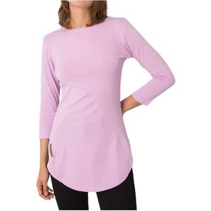 Svetlo fialové dámske dlhší tričko vyobraziť